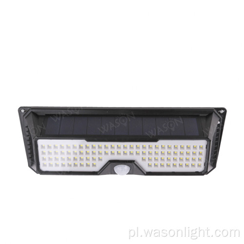 136 LED Solar Outdoor Security Kinkiet z lampką